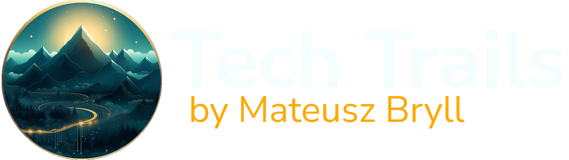 Tech Trails by Mateusz Bryll Logo